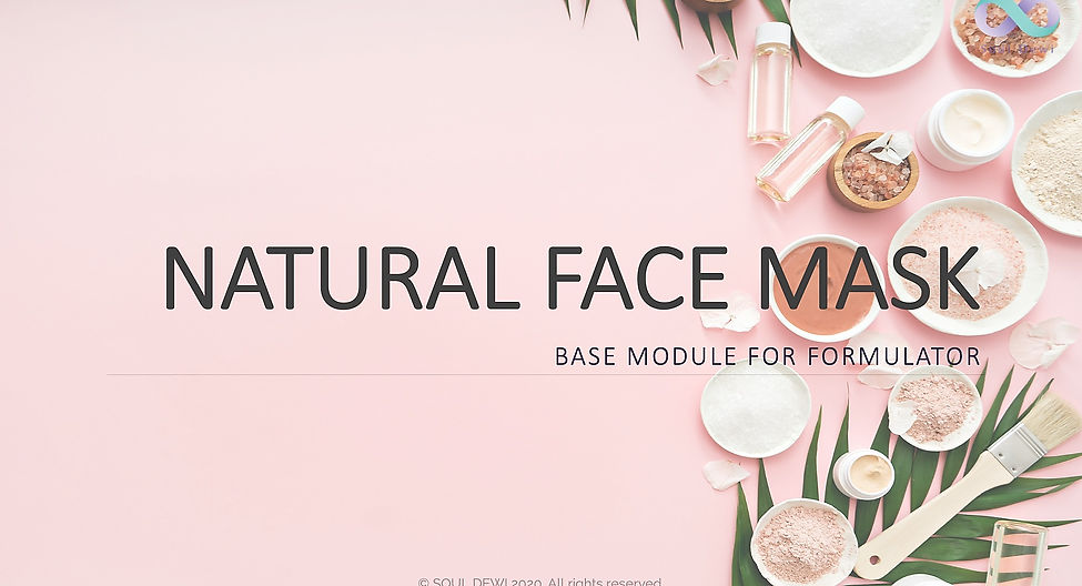 Natural Face Mask Class